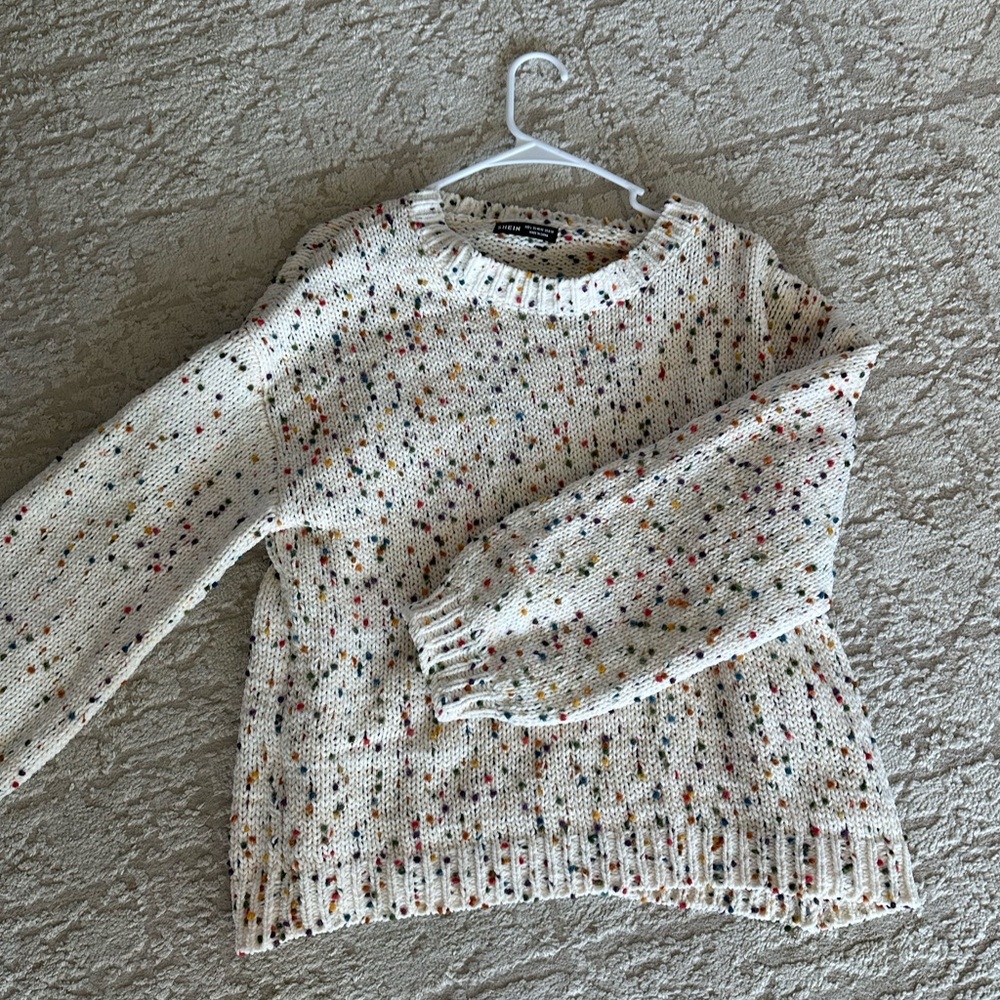 Speckled Knit Sweater